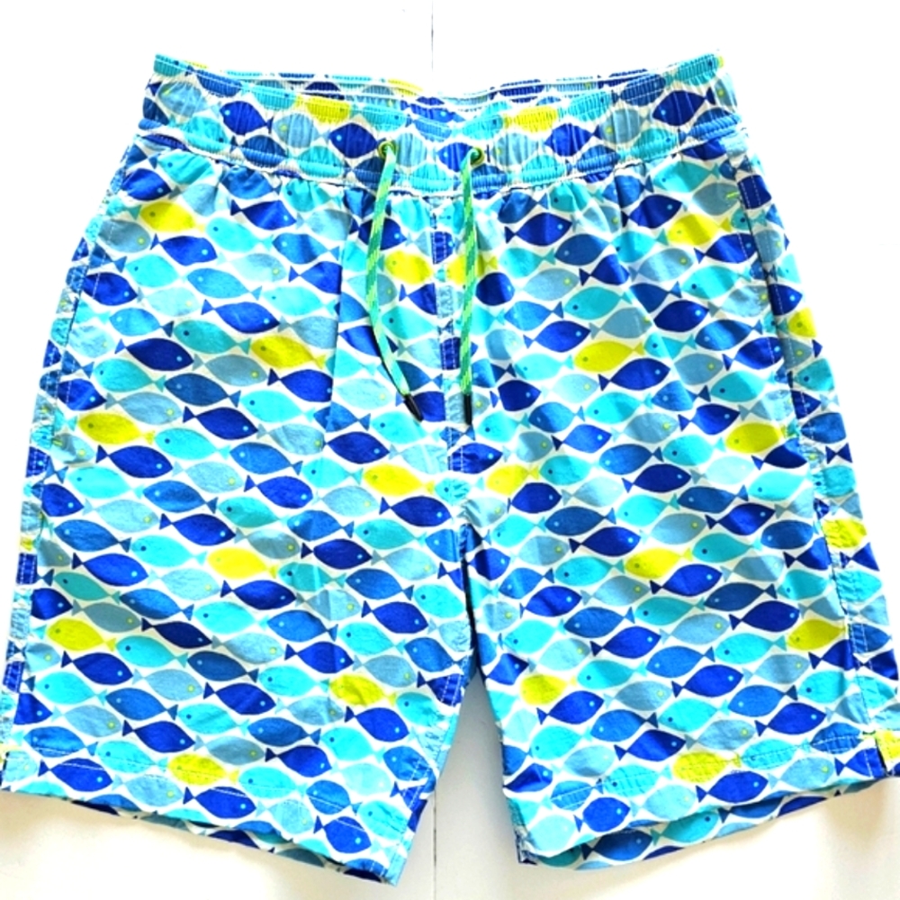 J Crew Boy's Blue Swim Shorts- Size 16